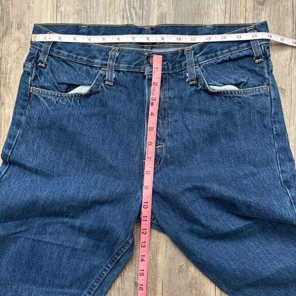 Levi's LVC Big E Orange Tab 646 0217 Flared Denim Jeans Size 32X30 - Picture 8 of 9